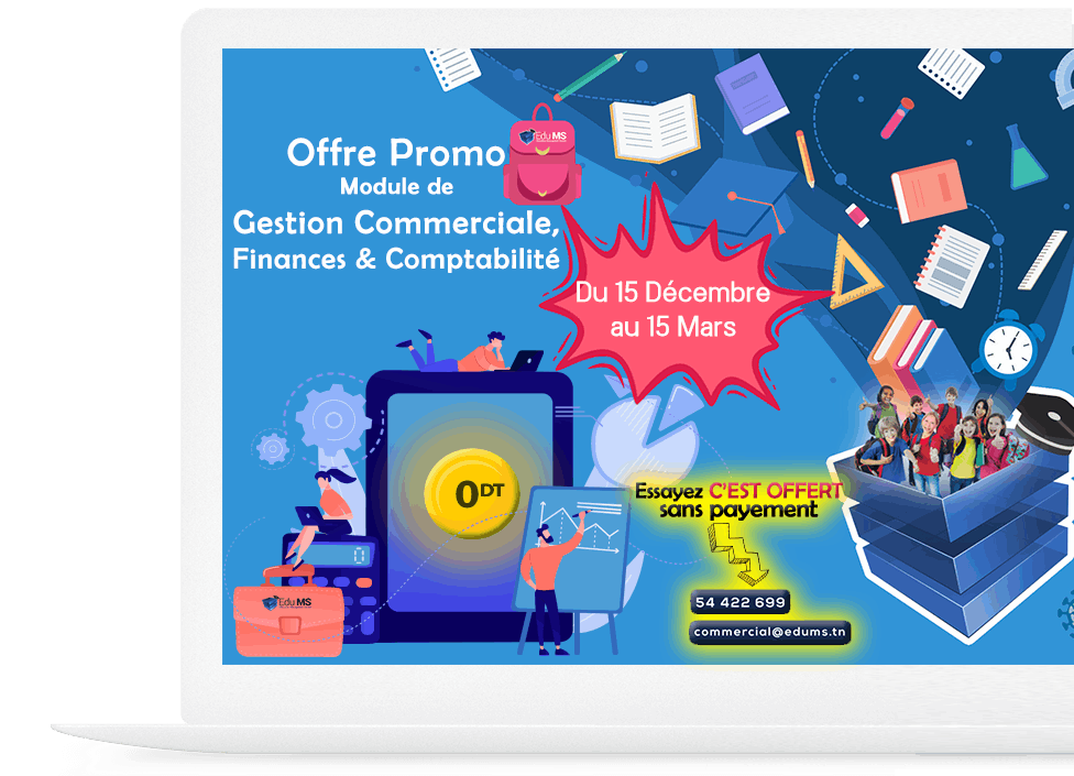 Offre Promo Module de Gestion Commerciale, Finances & Comptabilité